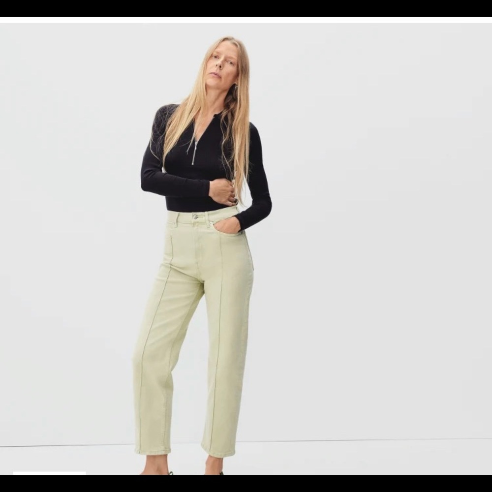 Everlane Way-Highs in Green Tea 24